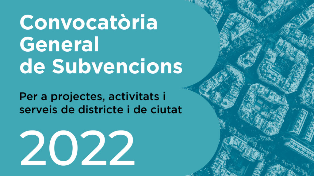 Convocatòria general de subvencions 2022: Àmbit Innovació Democràtica