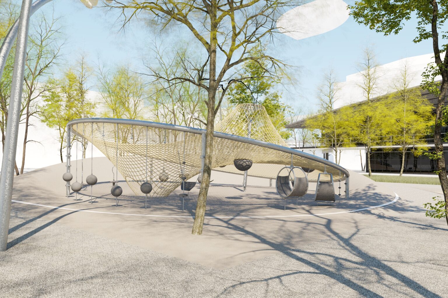 Comencen les obres de reurbanització de la plaça del Canòdrom per convertir-la en un espai d’ús ciutadà