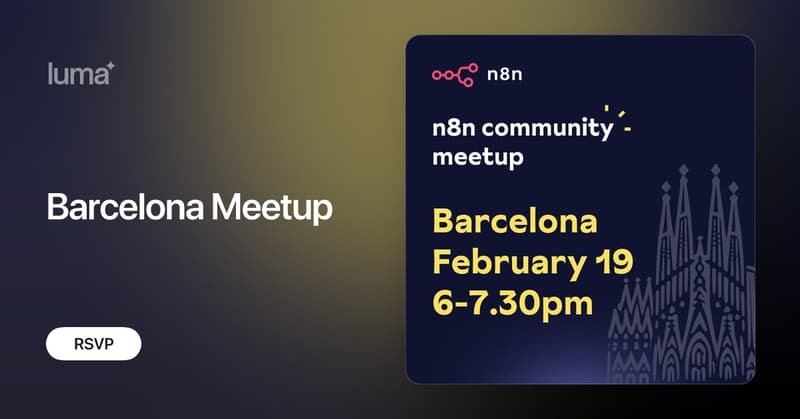 Meetup de Tecnologia Solidària de la comunitat n8n de Barcelona